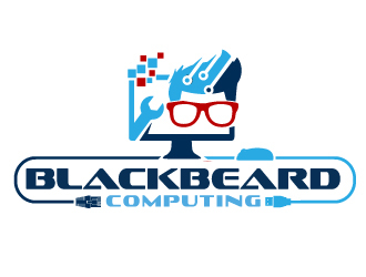 Blackbeard Computing logo design by AamirKhan