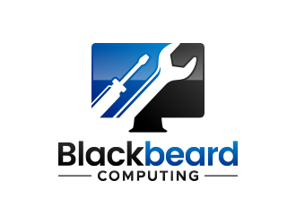 Blackbeard Computing logo design by lexipej