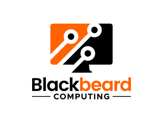 Blackbeard Computing logo design by lexipej