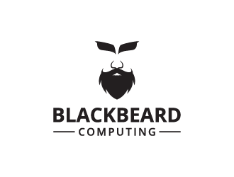 Blackbeard Computing logo design by mhala