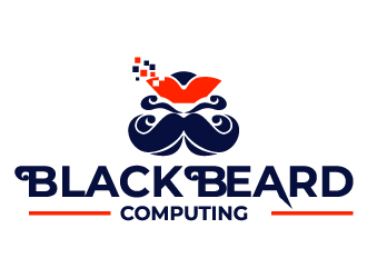 Blackbeard Computing logo design by kgcreative