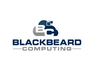 Blackbeard Computing logo design by bluespix
