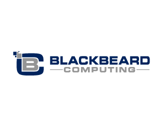 Blackbeard Computing logo design by bluespix