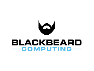 Blackbeard Computing logo design by bluespix