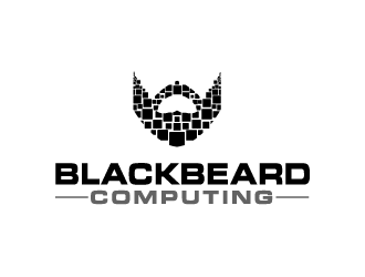 Blackbeard Computing logo design by bluespix