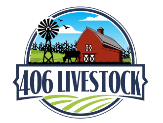 406 Livestock logo design by AamirKhan