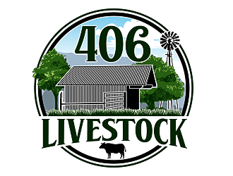 406 Livestock logo design by scriotx