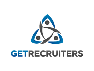 GetRecruiters.com logo design by BrightARTS
