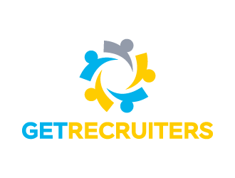 GetRecruiters.com logo design by BrightARTS