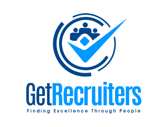 GetRecruiters.com logo design by Coolwanz