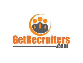 GetRecruiters.com logo design by AamirKhan