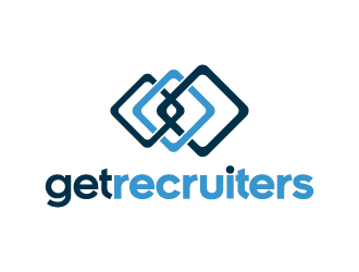 GetRecruiters.com logo design by akilis13