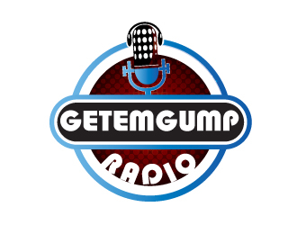 Getemgump Radio logo design by webmall