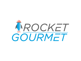 Rocket Gourmet logo design by pilKB