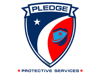 PLEDGE PROTECTIVE SERVICES logo design by MAXR