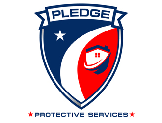 PLEDGE PROTECTIVE SERVICES logo design by MAXR