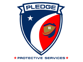 PLEDGE PROTECTIVE SERVICES logo design by MAXR