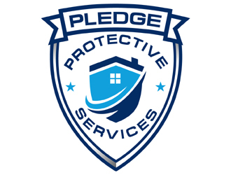 PLEDGE PROTECTIVE SERVICES logo design by MAXR