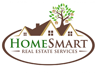 Home Smart Real Estate Services logo design by PrimalGraphics