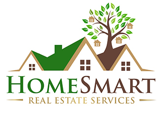 Home Smart Real Estate Services logo design by PrimalGraphics