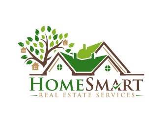 Home Smart Real Estate Services logo design by MarkindDesign