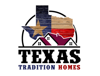 Texas Tradition Homes  logo design by DreamLogoDesign