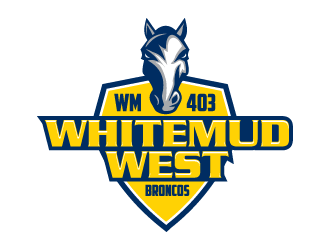 Whitemud West WM403 Broncos logo design by Ultimatum