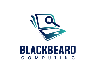 Blackbeard Computing logo design by JessicaLopes
