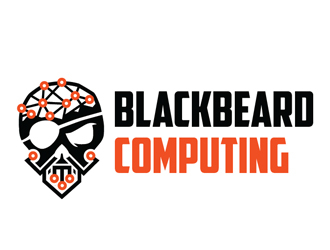 Blackbeard Computing logo design by Roma