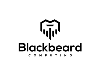 Blackbeard Computing logo design by veter