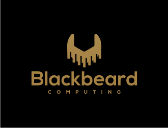 Blackbeard Computing logo design by veter