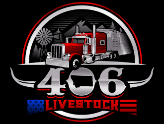 406 Livestock logo design by Aelius