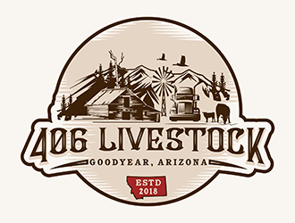 406 Livestock logo design by MCXL