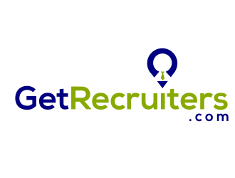 GetRecruiters.com logo design by Rossee