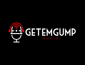Getemgump Radio logo design by sanworks