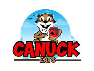 Canuck Eats logo design by AamirKhan