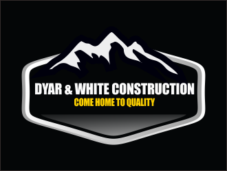 Dyar & White Construction  logo design by Greenlight