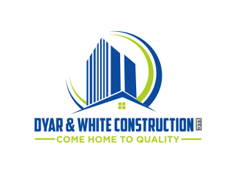 Dyar & White Construction  logo design by Greenlight