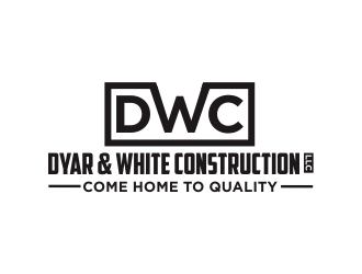 Dyar & White Construction  logo design by Greenlight