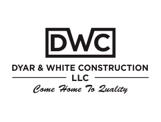 Dyar & White Construction  logo design by Greenlight