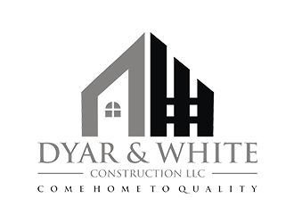 Dyar & White Construction  logo design by EkoBooM