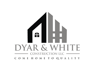 Dyar & White Construction  logo design by EkoBooM