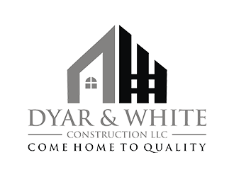 Dyar & White Construction  logo design by EkoBooM