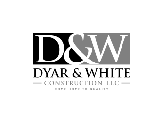 Dyar & White Construction  logo design by deddy