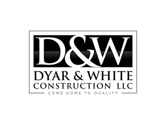 Dyar & White Construction  logo design by deddy