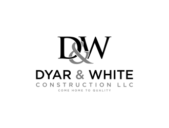 Dyar & White Construction  logo design by deddy