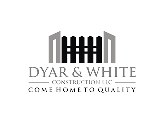 Dyar & White Construction  logo design by EkoBooM