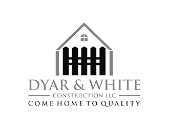 Dyar & White Construction  logo design by EkoBooM