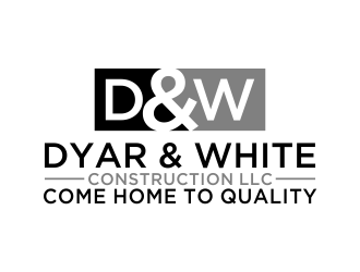 Dyar & White Construction  logo design by aflah