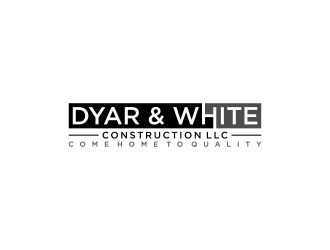 Dyar & White Construction  logo design by RIANW